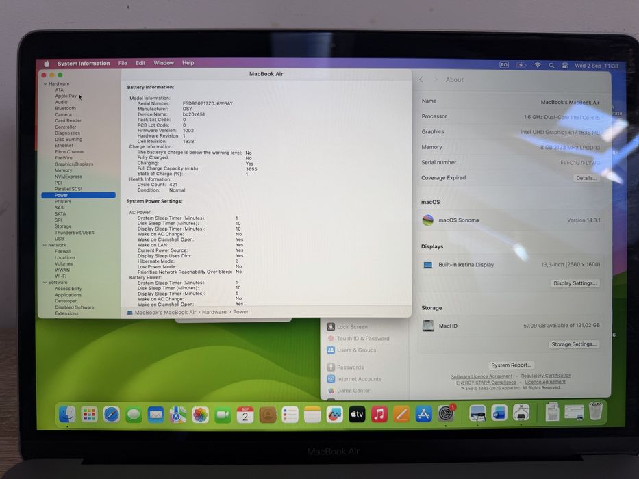 Vand MacBook Air 13”