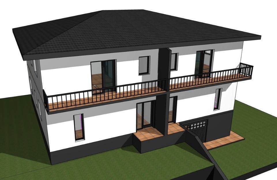 Duplex modern în Rediu2025 – construcție la gri  400mp/teren pt fiecare casa