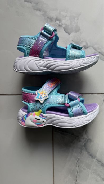 Sandale skechers fetita cu luminite