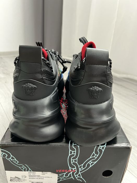 Versace Chain Reaction Mov/ Negru 43