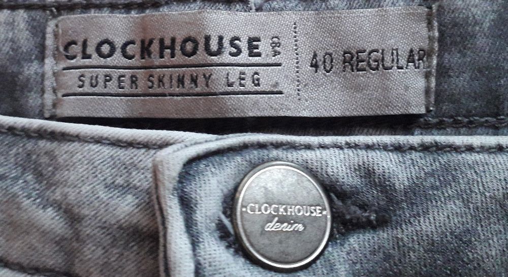 Jeansi gri skinny C&A