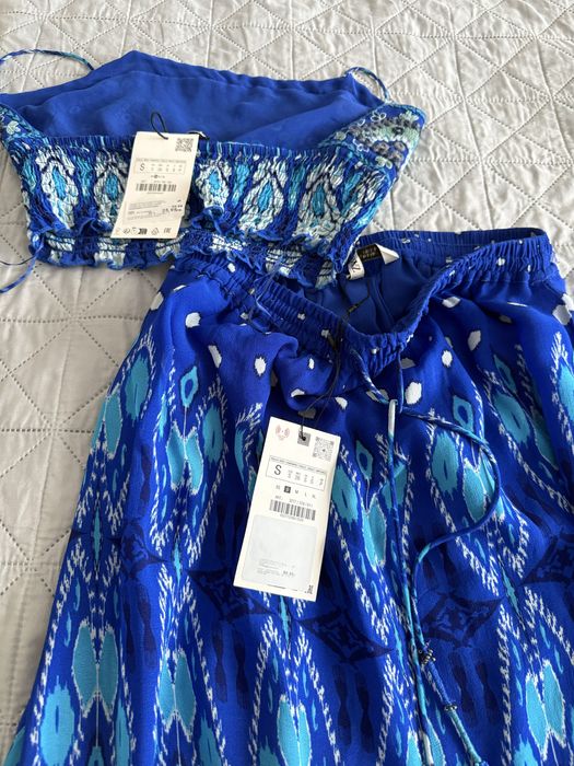 Летен комплект от пола и бюстие.