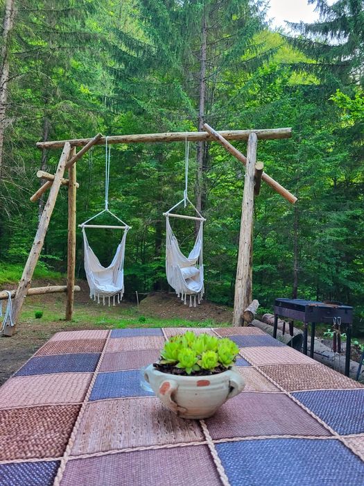 Cabana la munte, pe Valea Moasei, în apropiere de Sibiu