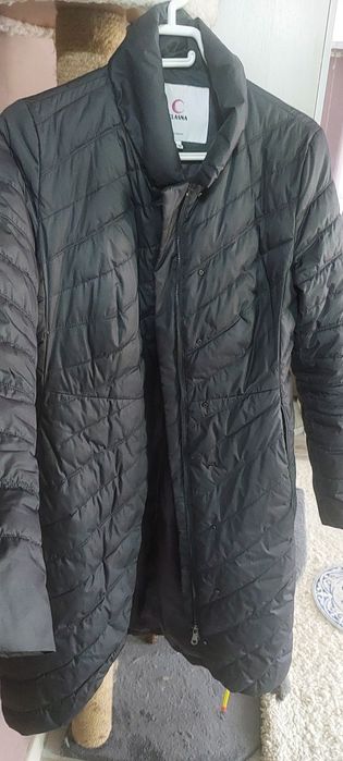 Пальто, плащ темно серый