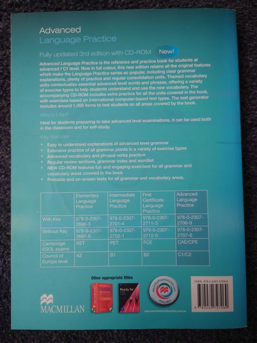 Advanced Language Practice with Key, w CD - Michael Vince