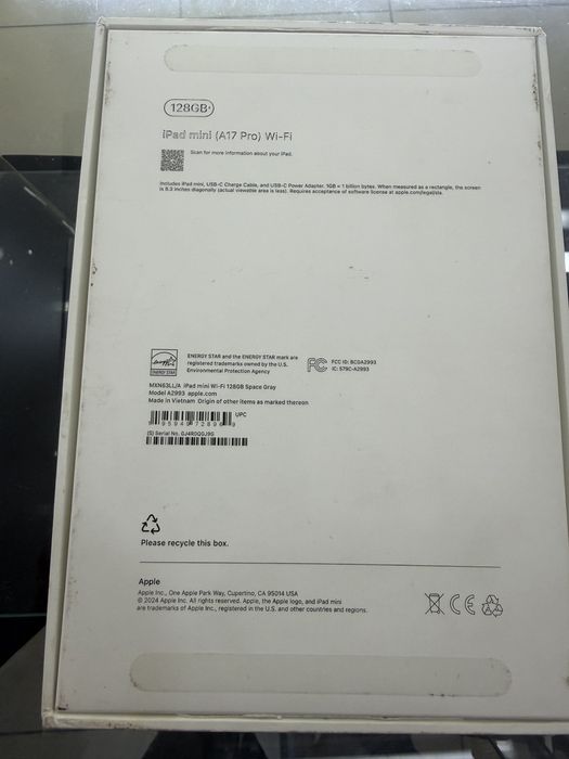 Apple iPad Mini 7 (A17 Pro) 128Gb WiFi “Space Gray” A2993