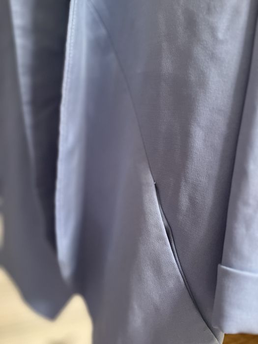 Женский голубой пиджак