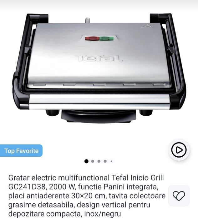 Gratar electric tefal