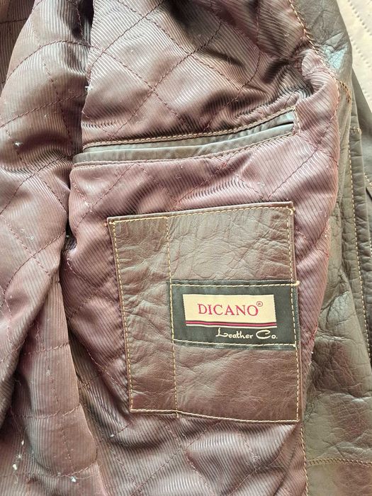 Яке от естествена телешка кожа