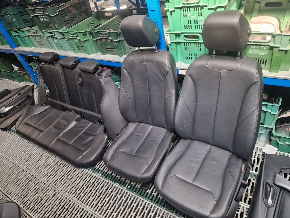 Interior scaune piele neagra fara incalzire bmw f20 seria 1