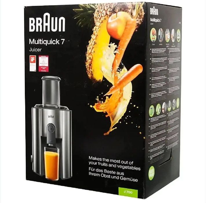Braun J700 MultiQuick 7 sharbat chiqargichi, Соковыжималка