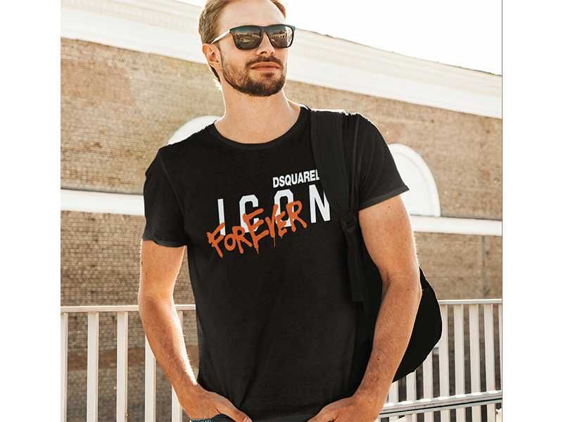 Тениски Dsquared принт Модели, цветове и размери