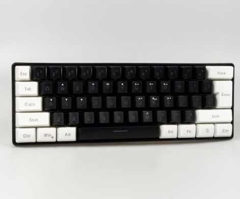 Tastatură noua mecanică de gaming V900, compactă 60%, iluminare RGB