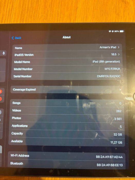 Apple iPad 8 32Gb Wi-Fi