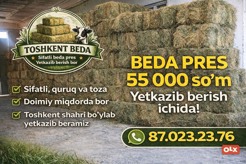 Beda pres | 55 000 so‘m | Yetkazib berish ichida | Toshkent bo‘ylab