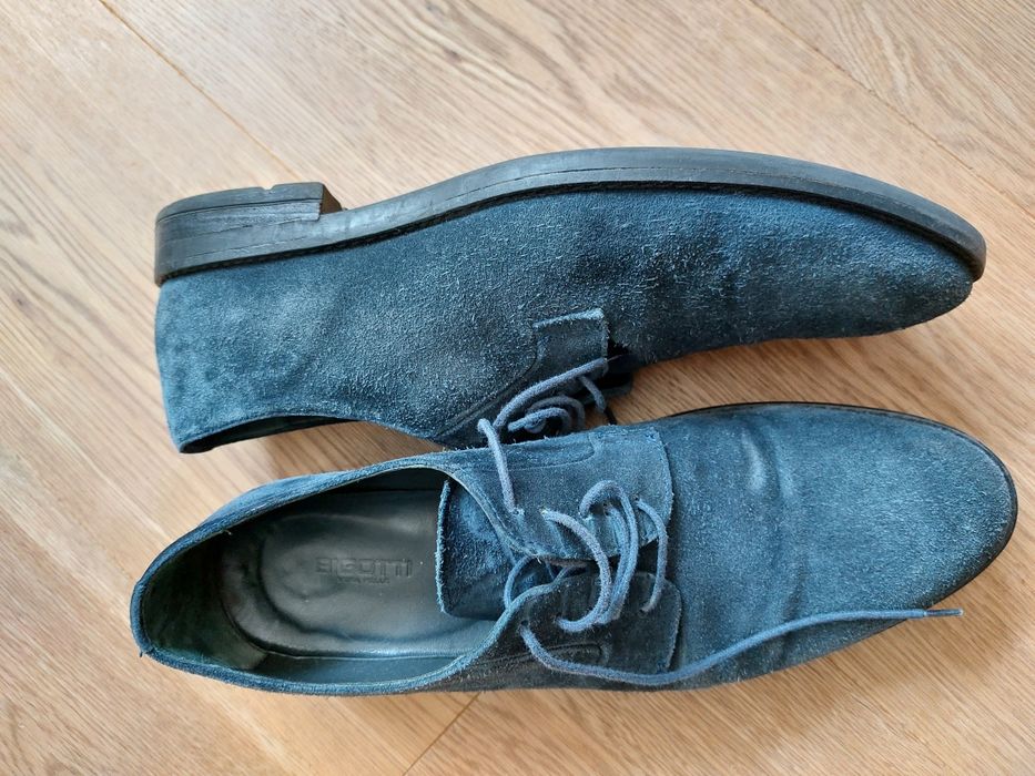 Pantofi  Bigotti, piele intoarsa, marime 43