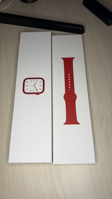 Apple Watch Series 7 Product(RED) 45mm GPS + Curea Originală