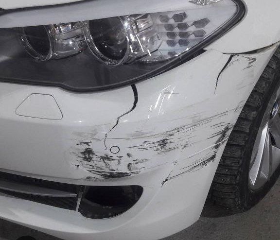 Бамфер фары ремонт пластмас