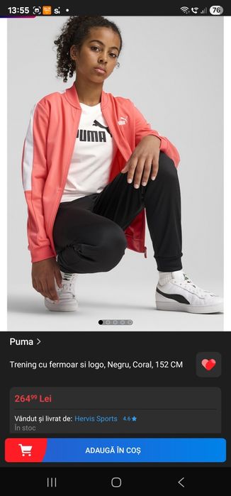 Trening Puma fete 11-12 ani/152