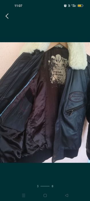 Geacă piele bărbați Alessandro Aviator M