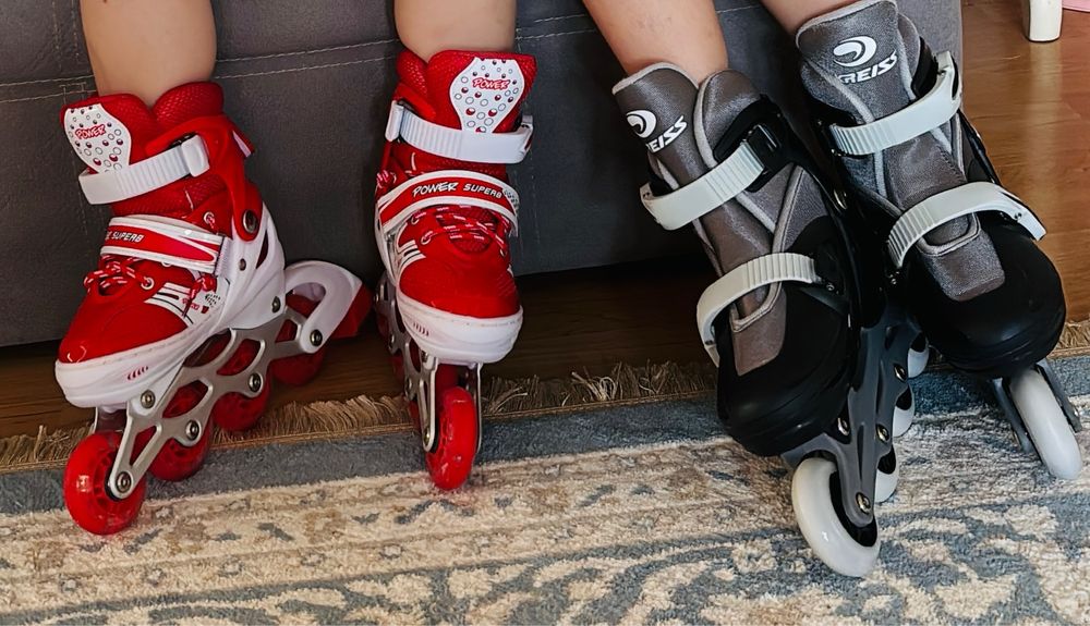 Роликовые коньки с регулиров.