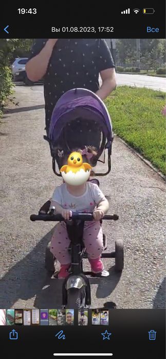 Продается детский велосипед до 3 лет