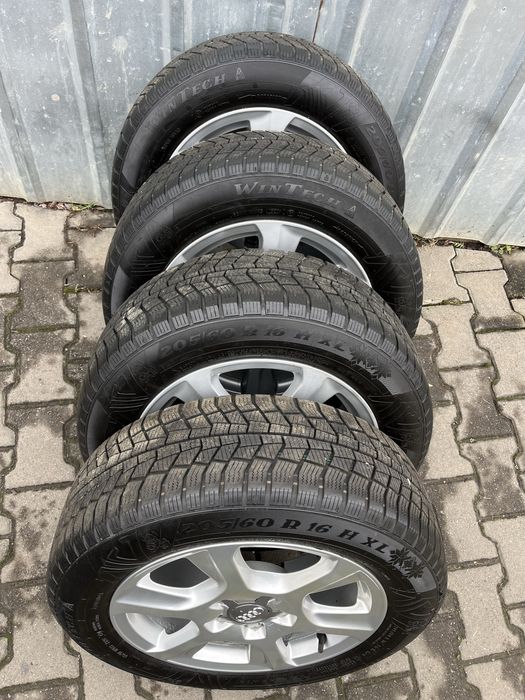 Jante aliaj 5x112mm, anvelope 205/60 R16, Audi A4 B8 B9, A6 C6