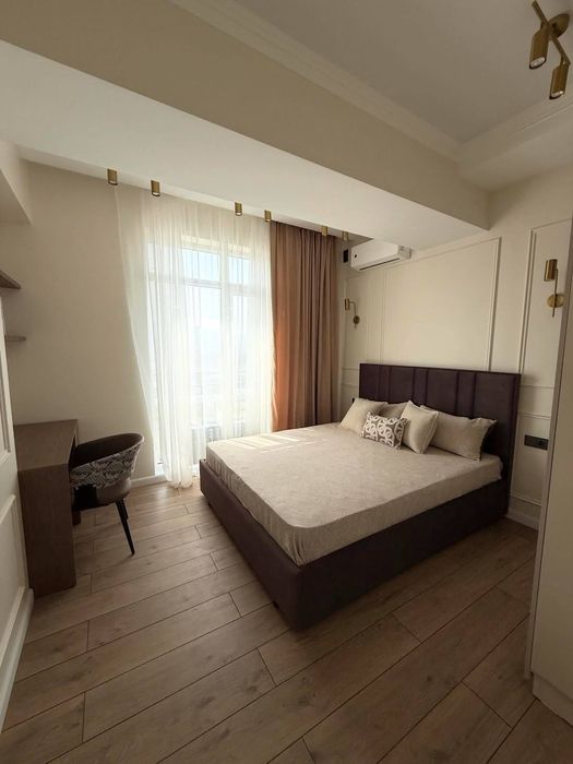 Сдам евро 3-ком 5/9 В ЖК NRG Мирзо-улугбек Сайрам Новая меб+техника