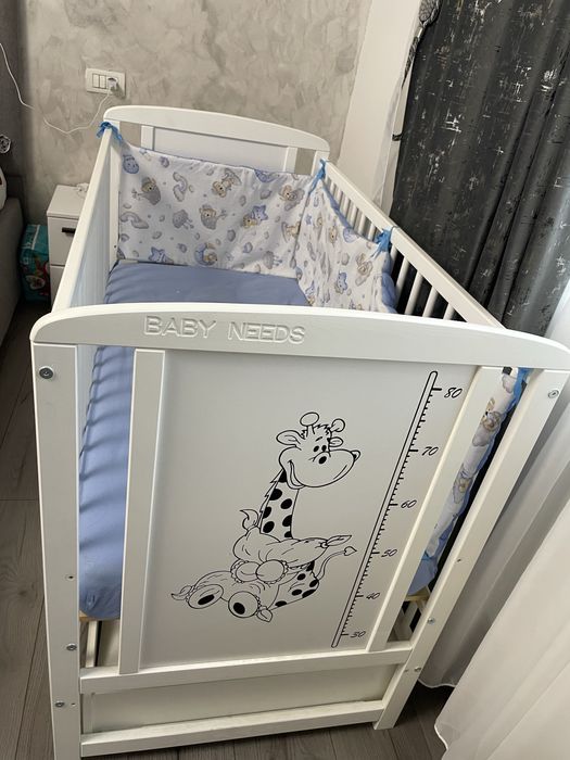 Pătuț bebeluși cu sertar