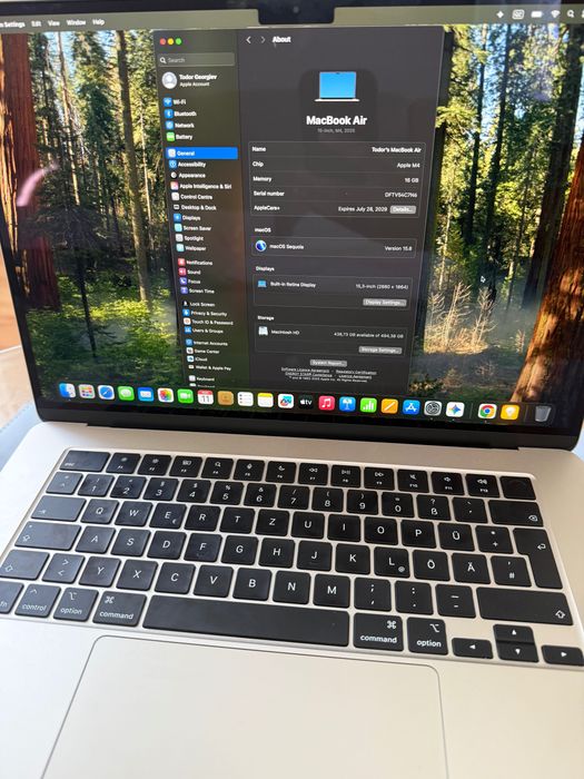 Mcbook Air 15 M4