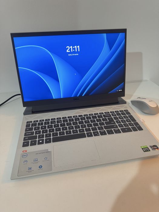 Laptop Gaming Dell Win11 Ryzen 7 5800H 16GB 512GB SSD RTX 3050 Ti 4GB