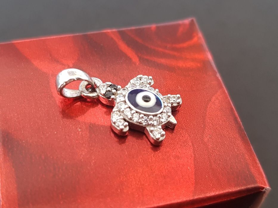 Сребърна Висулка Костенурка/925