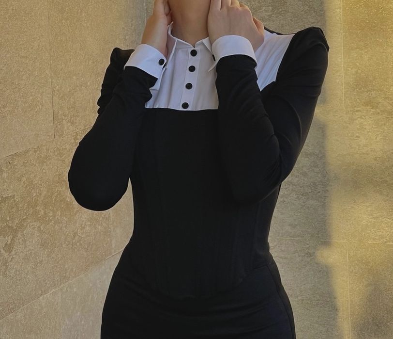 Дизайнерская блуза корсет