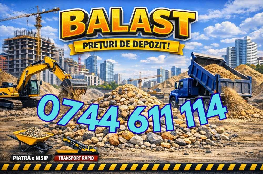 Balast, balast sapa, balast iasi - SUNATI ACUM!