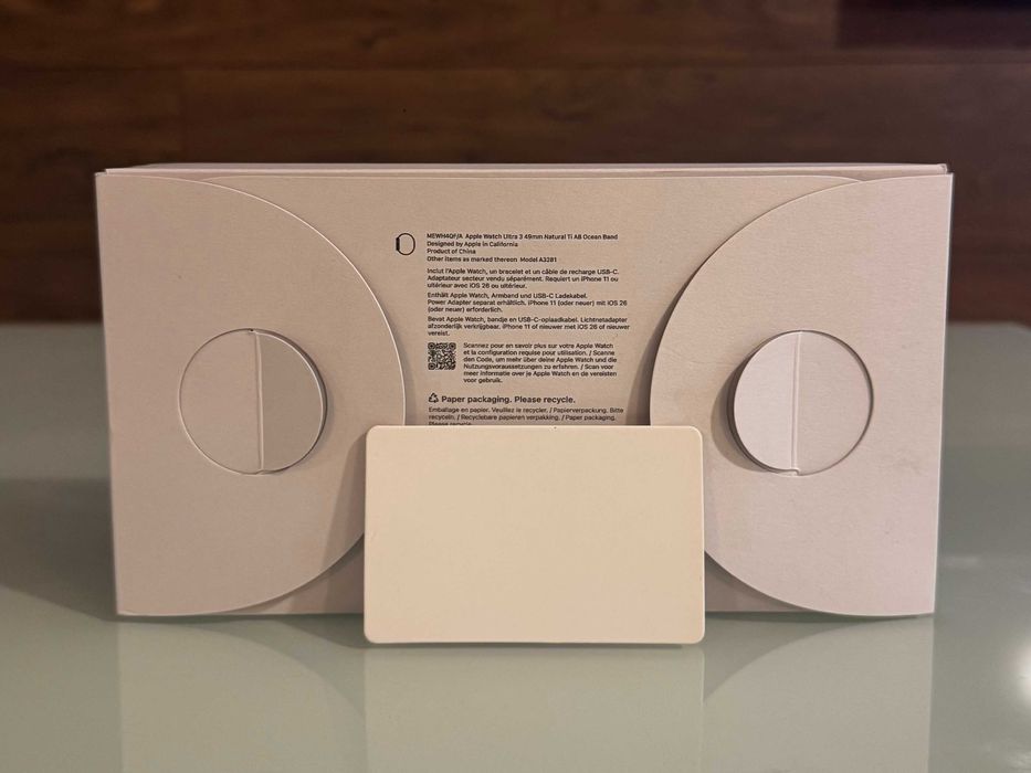 НОВ! Apple Watch Ultra 3 2025г. 49mm Natural Ti Ocean Band - Гаранция!