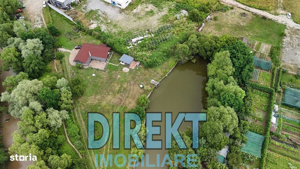 Proprietate deosebita! Teren generos+Lac+Casa de vacanta, Kaufland Sud