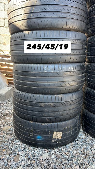 Разноширокие б/у шины R19 Continental