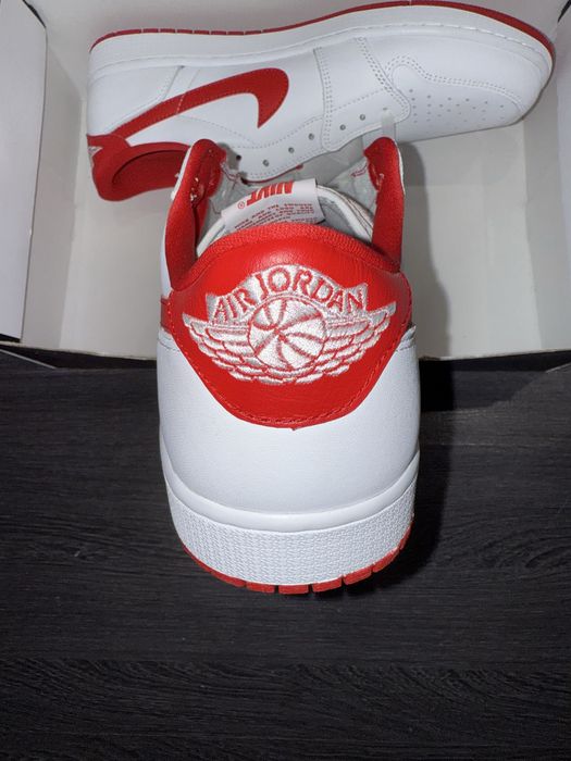 Обувки Air Jordan 1  Retro Low OG "University Red" - размер 48.5