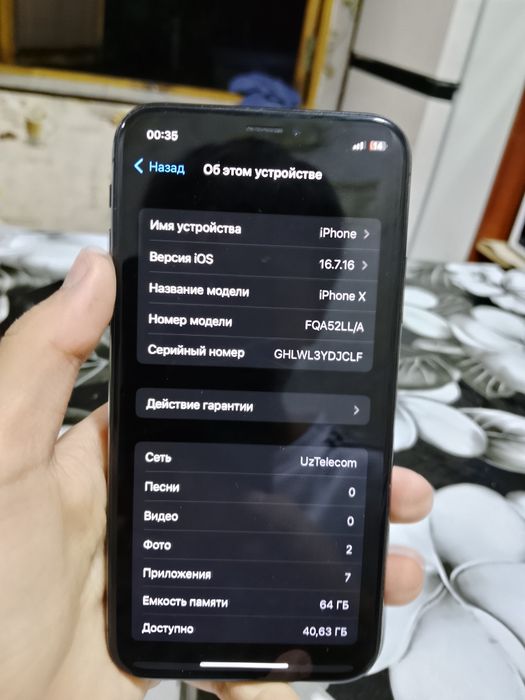 iphone x64 tali idyal holata