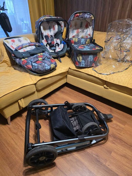 3 в 1 Cosatto Giggle Quad бебешка количка - Hare Wood