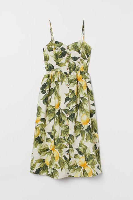 Рокля с лимони H&M HM