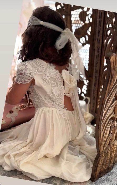 Rochie botez cosette 3-6 luni