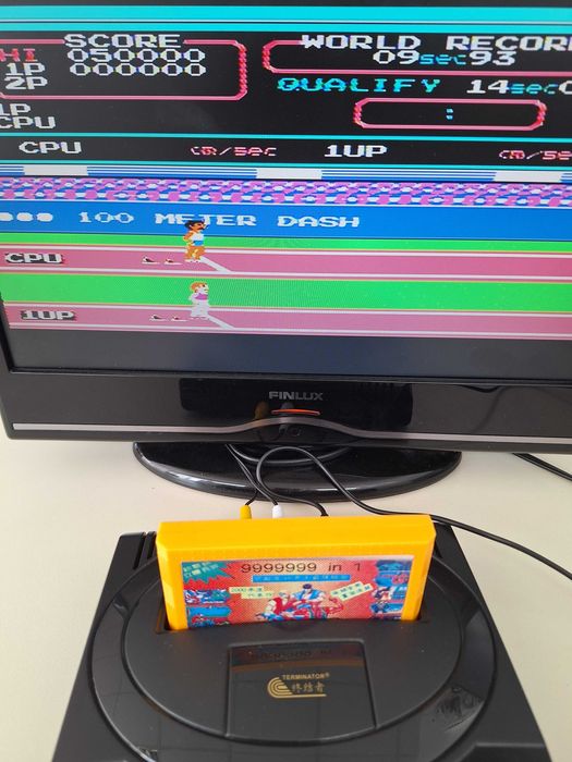 Olympic 9999999 in 1, caseta discheta clasica cu joc pentru consola TV