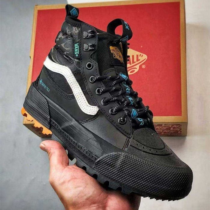 Ботинки Vans Sk8 Hi Mte 3 Gore-Tex Blackout зимние мужские ботинки