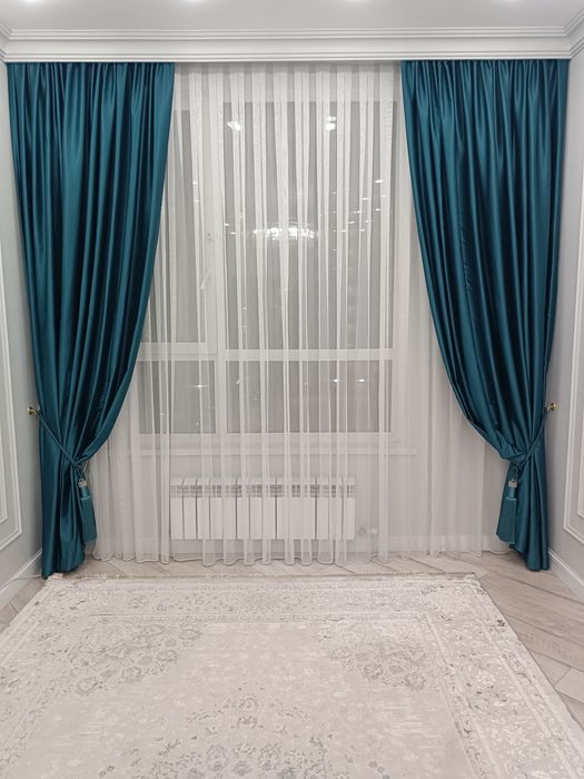 Продам шторы с тюлям