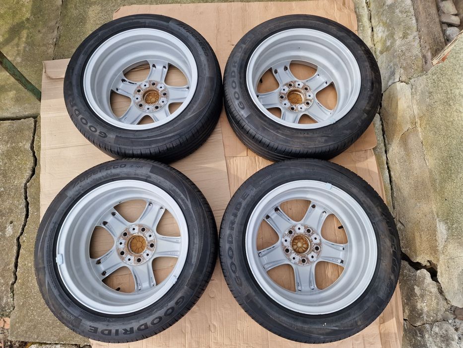 205 55 R 16 jante aliaje cu cauciucuri de vara DOT 2021 ~ 5 x 120 ET44