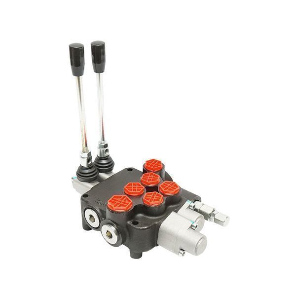 Хидравличен разпределител с 2 лоста 1 поплавък 80l/min breckner german