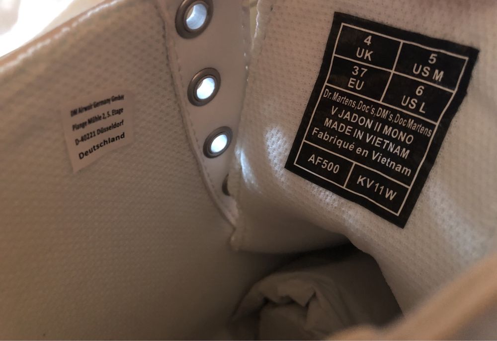 Dr. Martens Vegan Jadon II Mono Kemble Platform Boots ОРИГИНАЛ 40/25,5