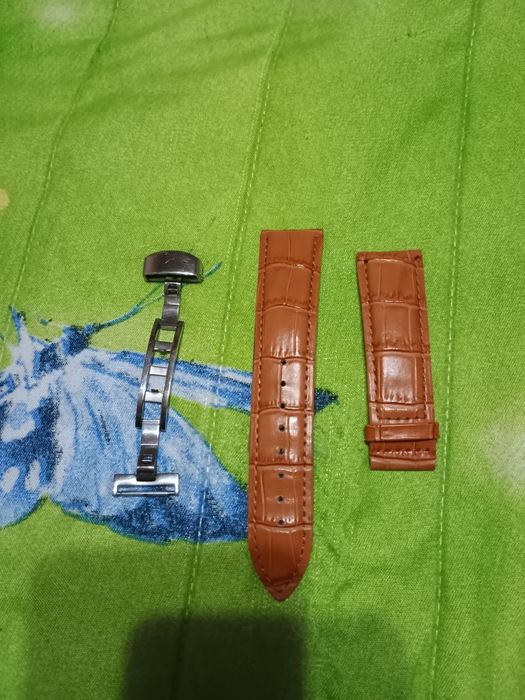 Curea ceas piele Coniac