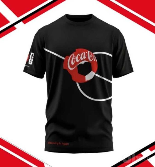 Coca cola Футболка черная